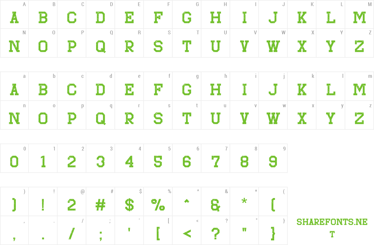 Font Sportfield Varsity preview